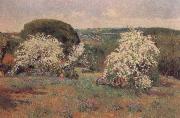 Aureliano De Beruete Y Moret Hawthorn in Blossom china oil painting reproduction